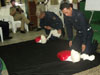 Traffic Policeman demonstrated how to do CPR